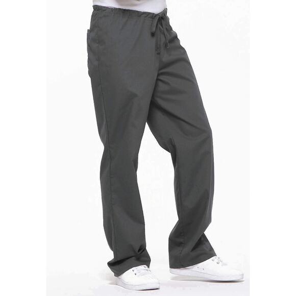 NWT Dickies Men’s Drawstring Scrub Pant Pewter Medical Workwear 5XL - Picture 1 of 6
